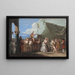 Giovanni Domenico Tiepolo: Pulcinellan voitto — kehystetty taideteos seinällä