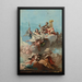 Hyveen voitto - Giovanni Domenico Tiepolo — kehystetty taideteos seinällä