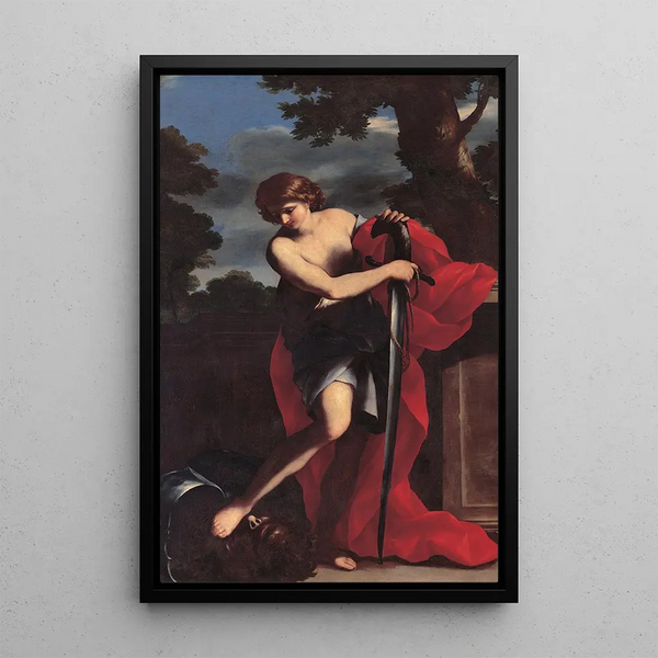 Daavid - Giovanni Francesco Romanelli — kehystetty taideteos seinällä