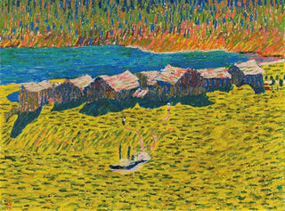 Capolago - Giovanni Giacometti — näkymä teoksesta