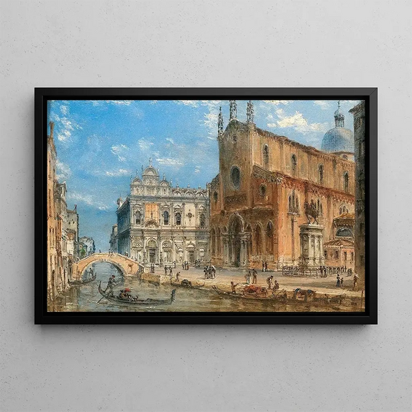 Giovanni Grubacs - A view of San Zanipolo with the Colleoni equestrian.webp