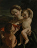 La Vierge à l'Enfant avec le petit saint Jean-Baptiste - Giovanni Lanfranco — näkymä teoksesta