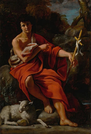 Giovanni Lanfranco - Saint John the Baptist in the wilderness.webp