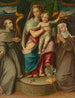 La Vierge à l'Enfant avec saint François et sainte Claire - Giovanni Maria Butteri — näkymä teoksesta
