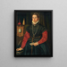 Portrait d'une femme noble - Giovanni Paolo Lolmo — kehystetty taideteos seinällä