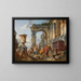 Un caprice avec saint Pierre prêchant aux Romains - Giovanni Paolo Panini — kehystetty taideteos seinällä
