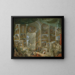 Rooman antiikista - Giovanni Paolo Panini — kehystetty taideteos seinällä