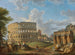 maisemasta Colosseumin ja Konstantinuksen sillan kanssa Roomassa - Giovanni Paolo Panini — näkymä teoksesta