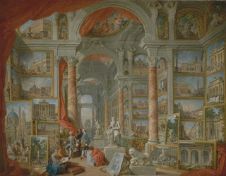 Rooma moderni - Giovanni Paolo Panini — näkymä teoksesta