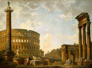 Giovanni Paolo Panini - Roman CapriccioThe Colosseum and Other Monuments.webp