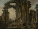 Roomalaiset rauniot - Giovanni Paolo Panini — näkymä teoksesta