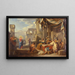 Giovanni Paolo Panini: Pyhän Matteuksen kutsumus — kehystetty taideteos seinällä