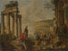 Le Colisée parmi les ruines romaines - Giovanni Paolo Panini — näkymä teoksesta