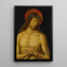 Le Christ en homme de douleurs - Giovanni Santi — kehystetty taideteos seinällä