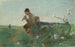 Idylli - Giovanni Segantini — näkymä teoksesta