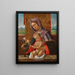 La Vierge à l'Enfant, un paysage au-delà - Giovanni Speranza — kehystetty taideteos seinällä