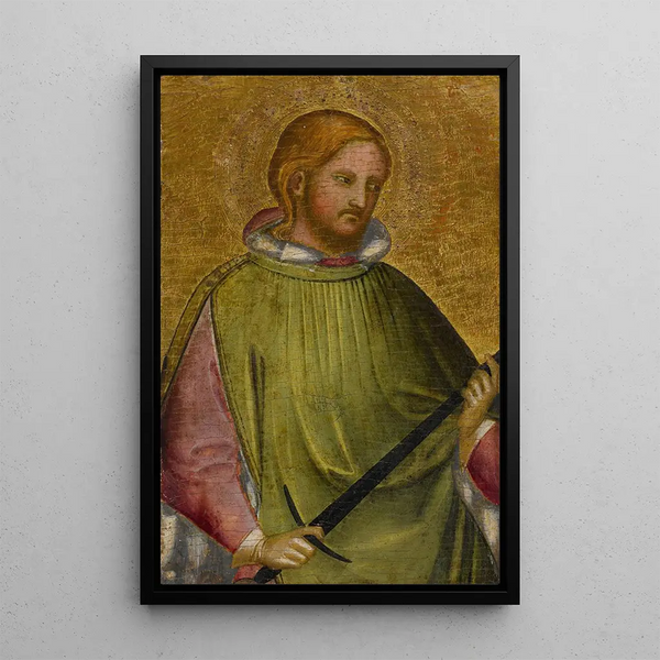 Saint Martin tenant son épée - Giovanni di Bartolomeo Cristiani — kehystetty taideteos seinällä