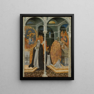 Giovanni di Paolo - The Miraculous Communion of Saint Catherine of Siena.webp