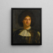 Portrait d'un homme - Girolamo Forabosco — kehystetty taideteos seinällä