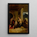 La Sainte Famille dans un paysage - Girolamo Mazzola Bedoli — kehystetty taideteos seinällä