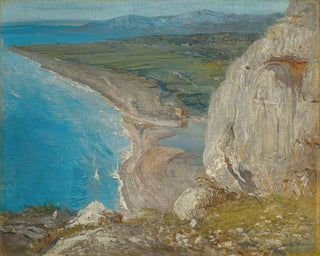 Giulio Aristide Sartorio - The coast of Lebanon.webp