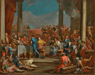Le Festin de Balthazar - Giulio Carpioni — näkymä teoksesta
