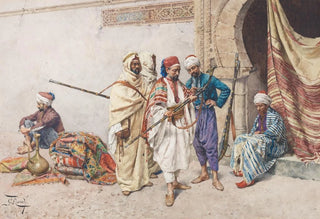 Giulio Rosati - The seller of arms.webp