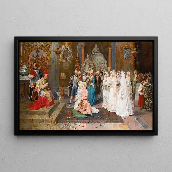 Le Mariage - Giulio Rosati — kehystetty taideteos seinällä
