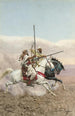 Kaksi Arabian ratsastajaa - Giulio Rosati — näkymä teoksesta