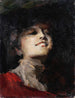 Portrait de femme - Giuseppe Amisani — näkymä teoksesta