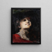 Portrait de femme - Giuseppe Amisani — kehystetty taideteos seinällä