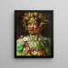 Rodolphe II de Habsbourg ou Vertumne - Giuseppe Arcimboldo — kehystetty taideteos seinällä
