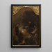 Pyhän Joosefin kuolema - Giuseppe Bazzani — kehystetty taideteos seinällä