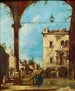 Un caprice architectural avec des figures - Giuseppe Bernardino Bison — näkymä teoksesta