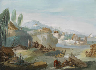 La Thébaïde - Giuseppe Bernardino Bison — näkymä teoksesta