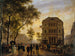 Teatteri Le Théâtre de l'Ambigu-Comique ja boulevard Saint-Martin - Giuseppe Canella — näkymä teoksesta
