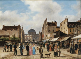 Pariisi, Saint-Nicaise-katu - Giuseppe Canella — näkymä teoksesta