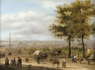 Vue des hauteurs de Paris - Giuseppe Canella — näkymä teoksesta
