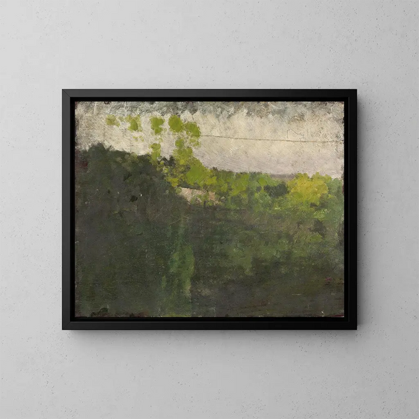 Le bassin du Bois de Boulogne - Giuseppe De Nittis — kehystetty taideteos seinällä