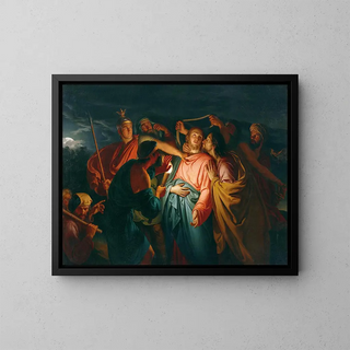 Le Baiser de Judas - Giuseppe Diotti — kehystetty taideteos seinällä