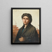 Portrait d'une fille - Giuseppe Ghedina — kehystetty taideteos seinällä