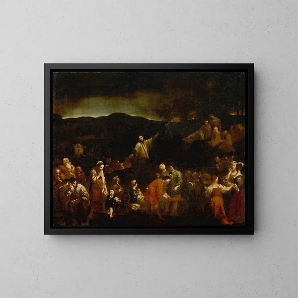 La Mission - Giuseppe Maria Crespi — kehystetty taideteos seinällä