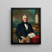 Portrait de Jacob Coen 1782-1852 marchand de céréales de Trieste - Giuseppe Tominz — kehystetty taideteos seinällä
