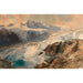 Maalauksen jäljennös Glacier de Grand Croux, Cogne - Edward Theodore Compton
