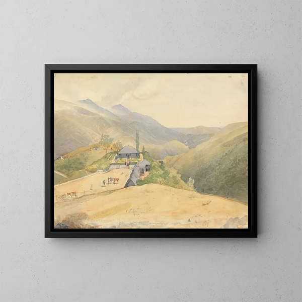 Mont Clifton - Godfrey Thomas Vigne — kehystetty taideteos seinällä