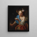 Onnellisuuden allegoriasta - Godfried Schalcken — kehystetty taideteos seinällä