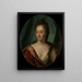 Anna Maria Gool - Godfried Schalcken — kehystetty taideteos seinällä