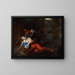 Céphale et Procris - Godfried Schalcken — kehystetty taideteos seinällä