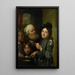 Jokaisella oma makunsa - Godfried Schalcken — kehystetty taideteos seinällä