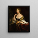 Isabelle Agneta Deutz - Godfried Schalcken — kehystetty taideteos seinällä
